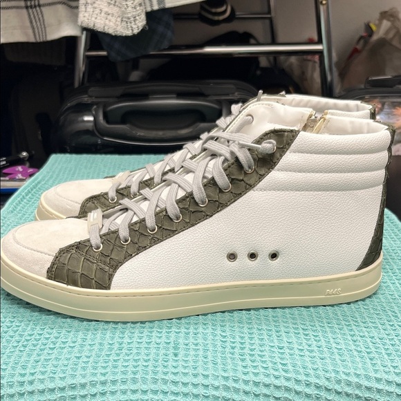 P448 Carp/Cactus High-Top Sneakers - Picture 1 of 8